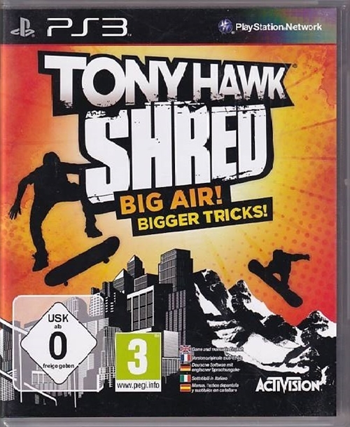 Tony Hawk Shred - PS3 (B Grade) (Genbrug)